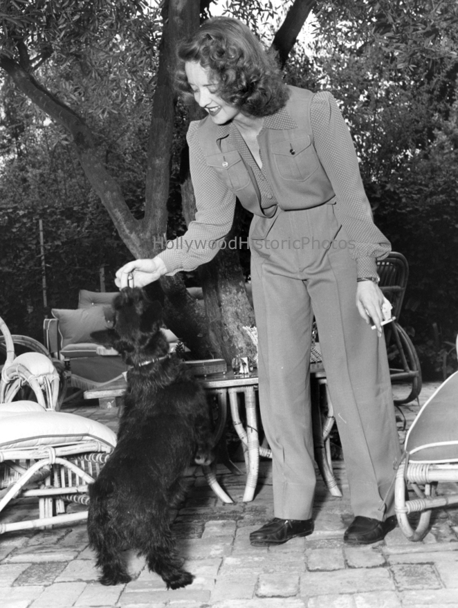 Bette Davis 1943 With her Scottie dog wm.jpg